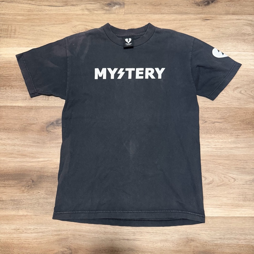 Vintage Mystery Skateboards Shirt Faded Black men’s Size medium Zero Fallen